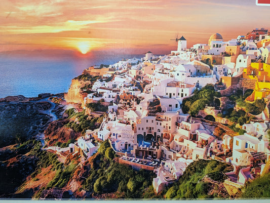 Sunset over Santorini