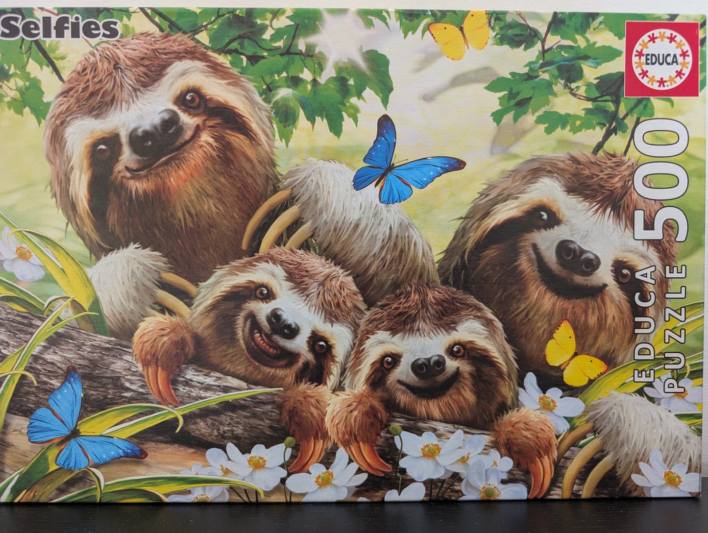 Sloth family Selfie