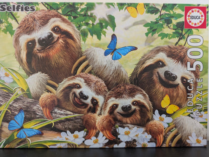 Sloth family Selfie