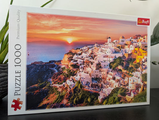 Sunset over Santorini