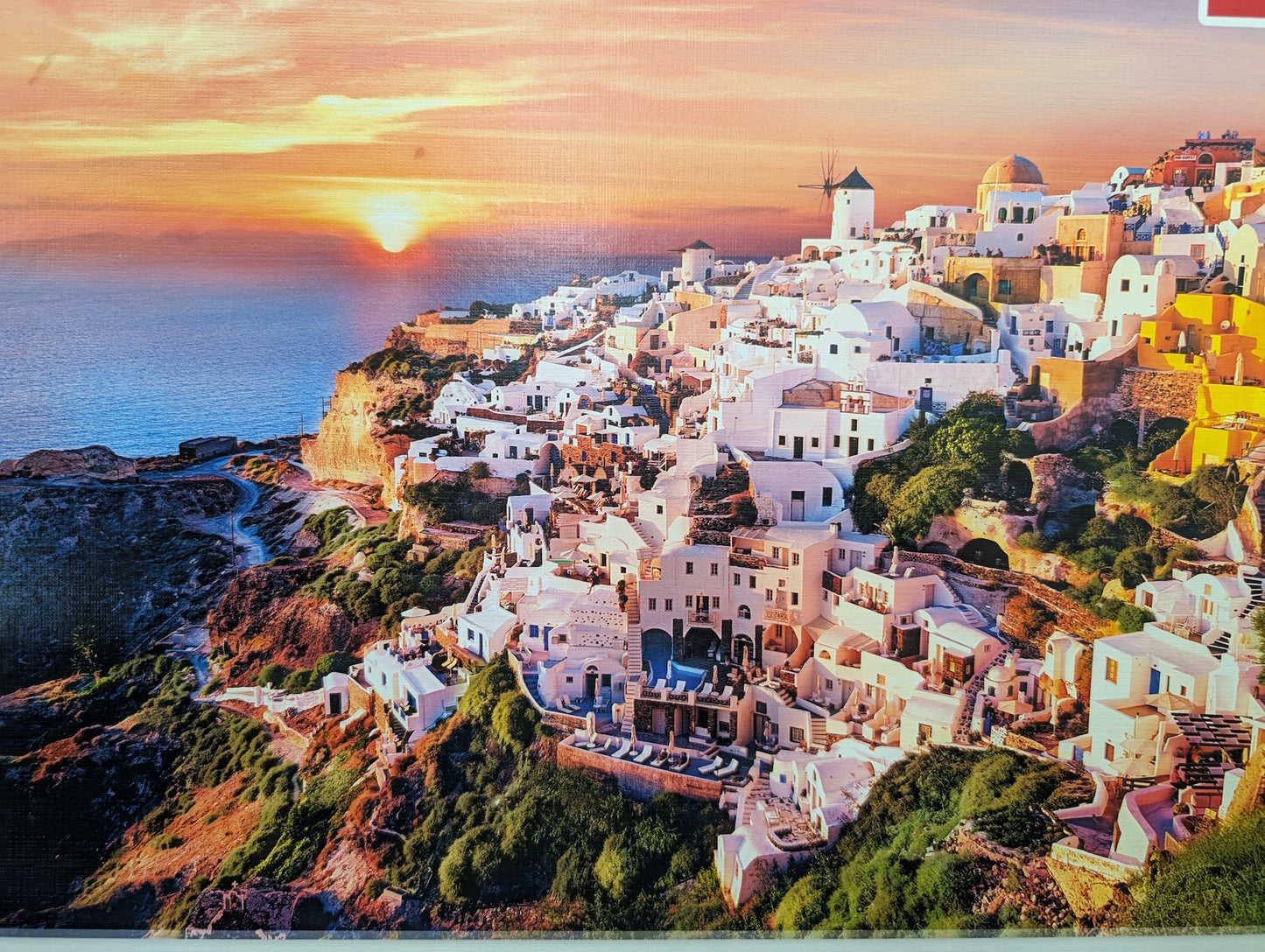 Sunset over Santorini