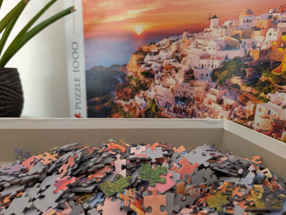 Sunset over Santorini