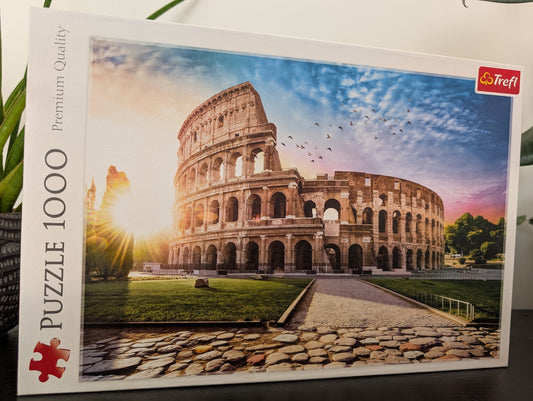Sun-drenched Colosseum