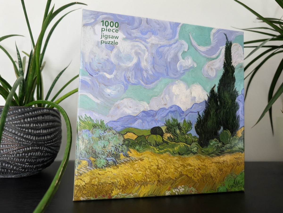 Wheatfield with Cypress, Vincent van Gogh